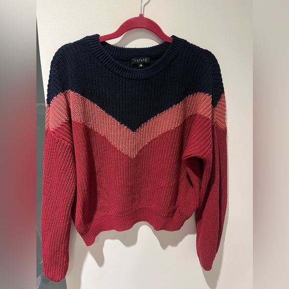 chevron front sweater by 1. State from Revolve - Picture 5 of 6